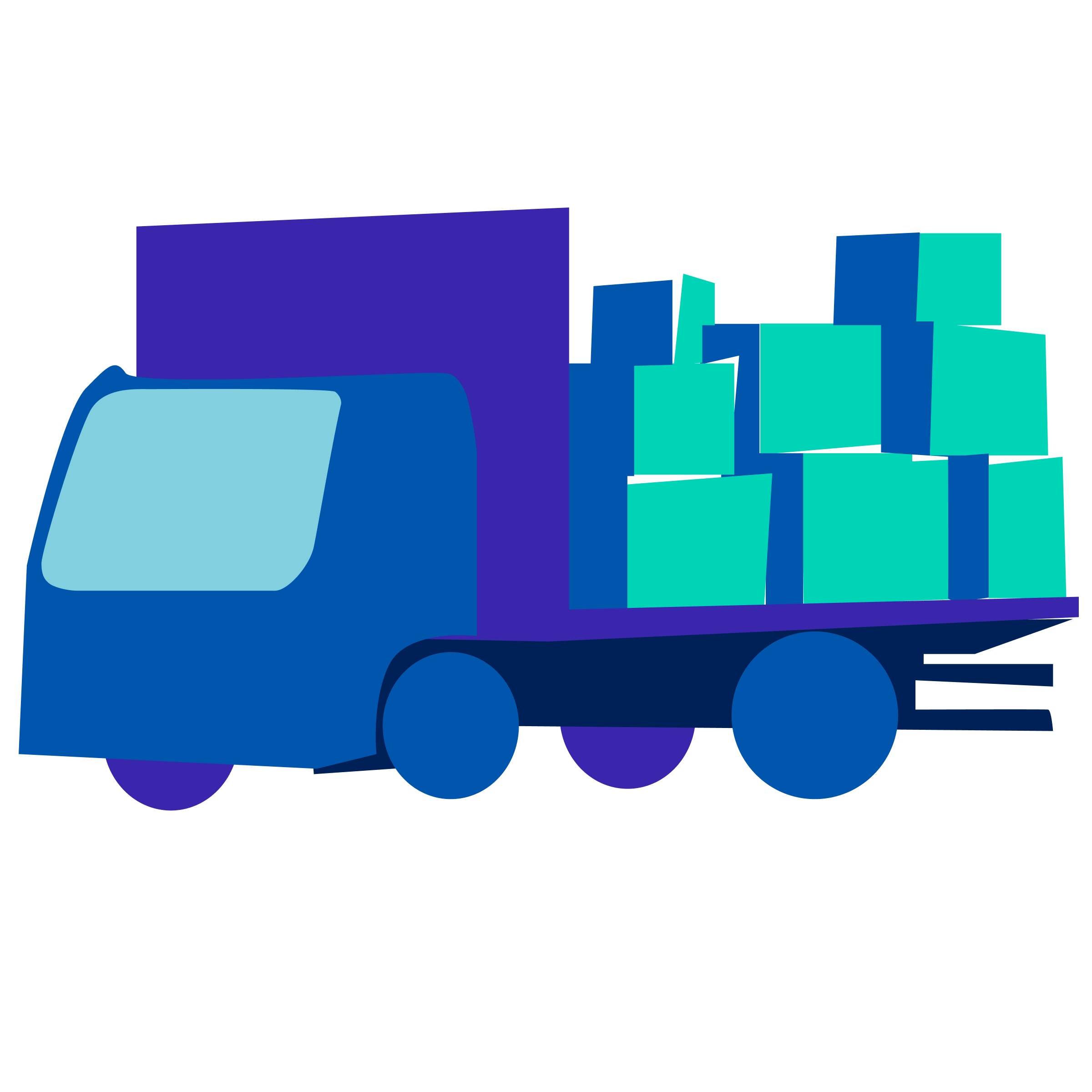 Lastwagen Illustration