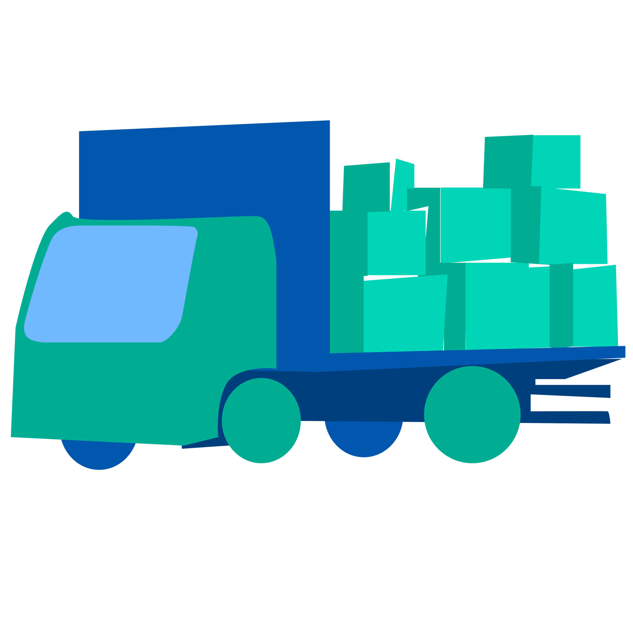 Lastwagen Illustration