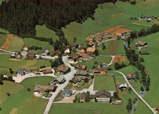 Ansichtskarte «3538 Röthenbach Fliegeraufnahme»; ungelaufen, datiert 1. Oktober 1972 