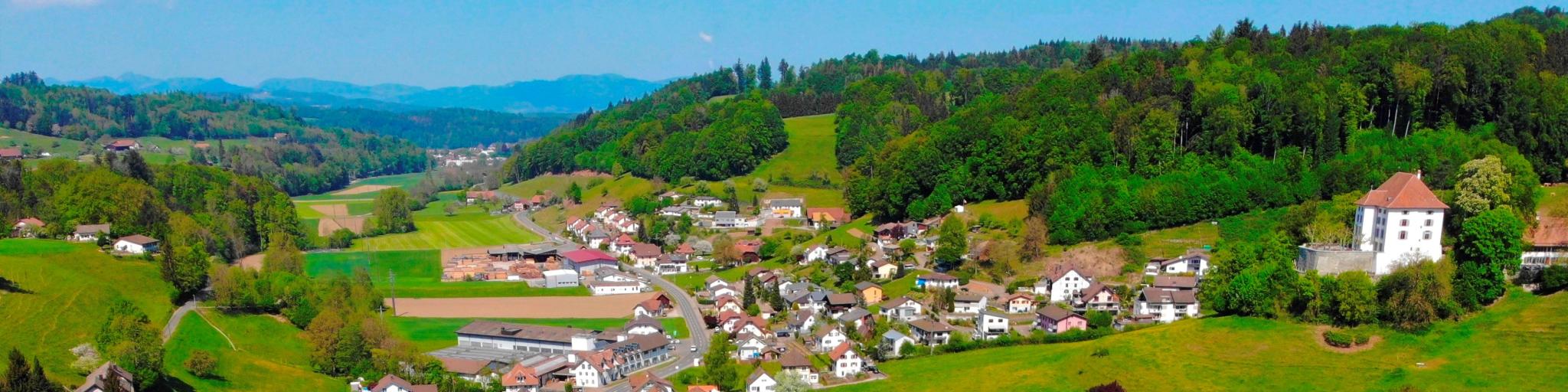 Schlossrued Drohnenaufnahme